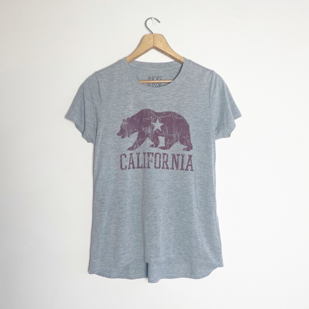 Modern Lux Grey California T-Shirt Size Large